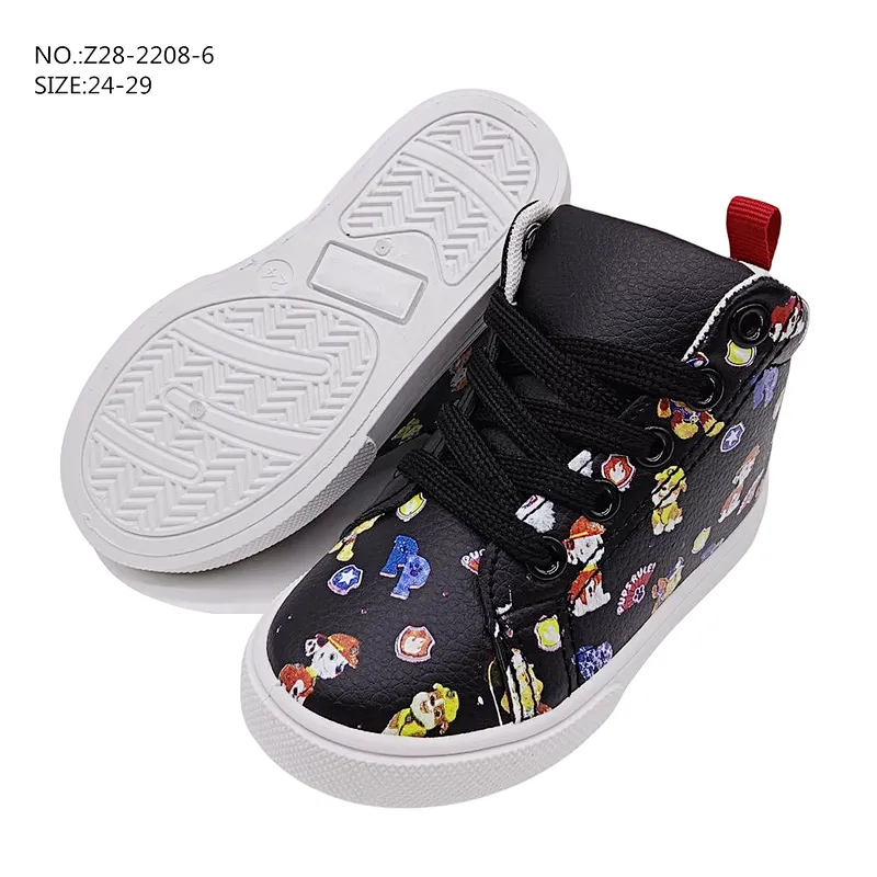 New Colorful Custom Children Low Cut Casual flat Shoes Injection School Sports board Shoes