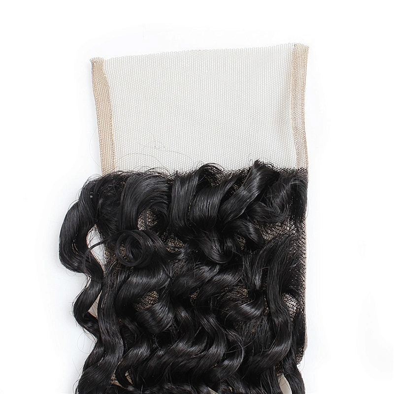 LZ beauty Preplucked Human Hair Lace Closure 2x6 4x6 Lace Closure 5x5 6x6 7x7 All Size Lace Closure blond hair extension bundles