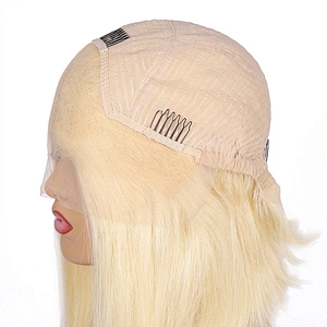 LZ Brazilian Human Hair Lace Front Wig,Straight Virgin Hair Lace Wig For Black Women,Pre Pluck Lace Wig With Baby Hair