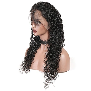 LZ Unprocessed Brazilian Human Hair Full Lace Wig,18-26 Inch Human Hair Wig,Headband Wig Human Hair