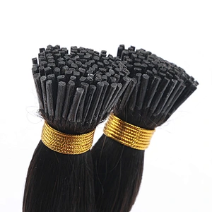 LZ Beauty Super double drawn  Vietnamese hair keratin i tip u tip extensions wavy hair I tip straight blonde keratin pre-bonded