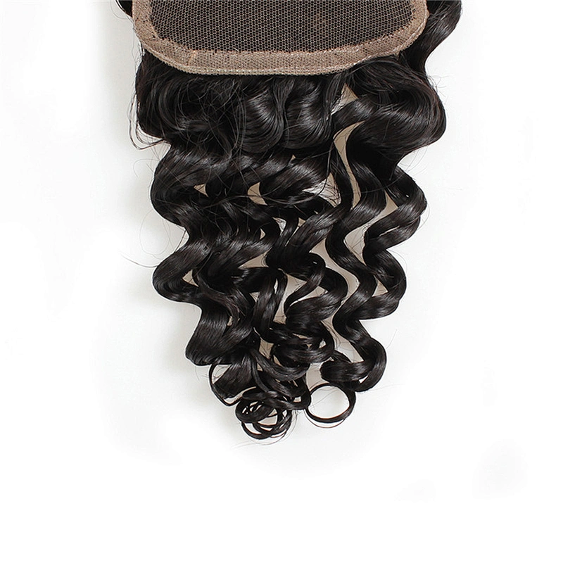 LZ beauty Preplucked Human Hair Lace Closure 2x6 4x6 Lace Closure 5x5 6x6 7x7 All Size Lace Closure blond hair extension bundles