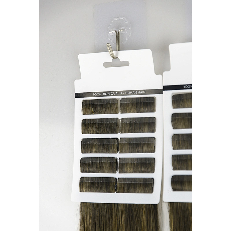 LZ  Seamless pu skin weft  extension Straight Double Drawn Virgin Remy 100% Human Cuticle Hair Invisible human hair extension