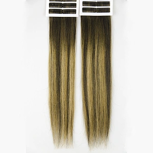 LZ  Seamless pu skin weft  extension Straight Double Drawn Virgin Remy 100% Human Cuticle Hair Invisible human hair extension