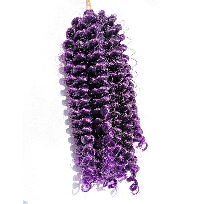 LZ Factory Wholesale Infusion Crochet Synthetic Gray Blue Red Spring Twist Hairs Extension Ombre Braids 8inch Spring Twist Hair