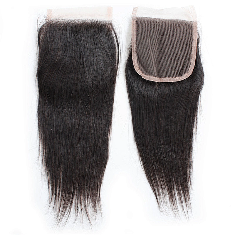 Virgin Hair 4*4 5*5 6*6 HD Closure 13*4 Lace Frontal With Bundle Grade 10A Natrual Black hair extensions 100 remy human hair