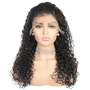 LZ Unprocessed Brazilian Human Hair Full Lace Wig,18-26 Inch Human Hair Wig,Headband Wig Human Hair