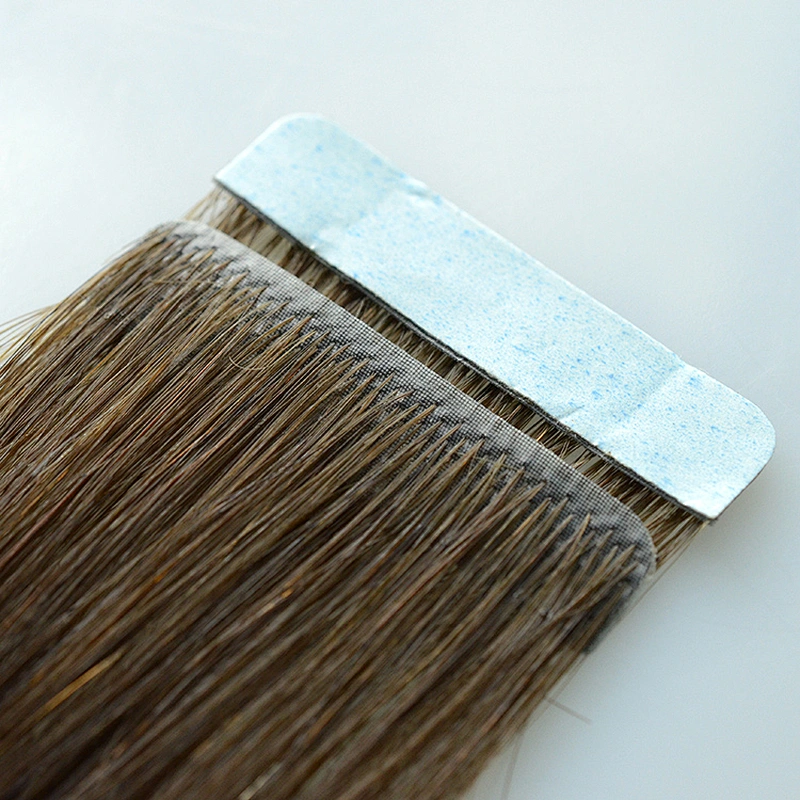 High quality brazilian human hair 12-24 inch invisible  tape hair extension blue