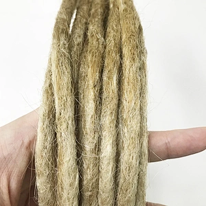 Multicolor dreads faux loc long soft crochet dreads locks braids styles hair weave human hair loc extension with curly ends