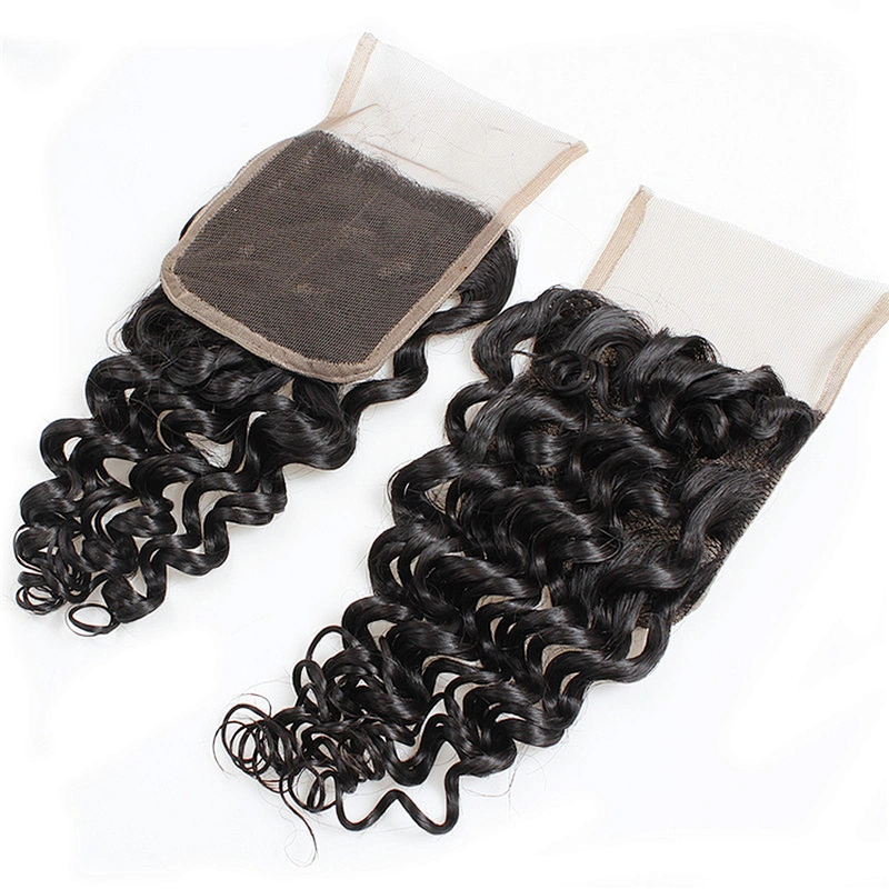 LZ beauty Preplucked Human Hair Lace Closure 2x6 4x6 Lace Closure 5x5 6x6 7x7 All Size Lace Closure blond hair extension bundles