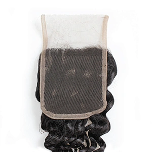 LZ beauty Preplucked Human Hair Lace Closure 2x6 4x6 Lace Closure 5x5 6x6 7x7 All Size Lace Closure blond hair extension bundles