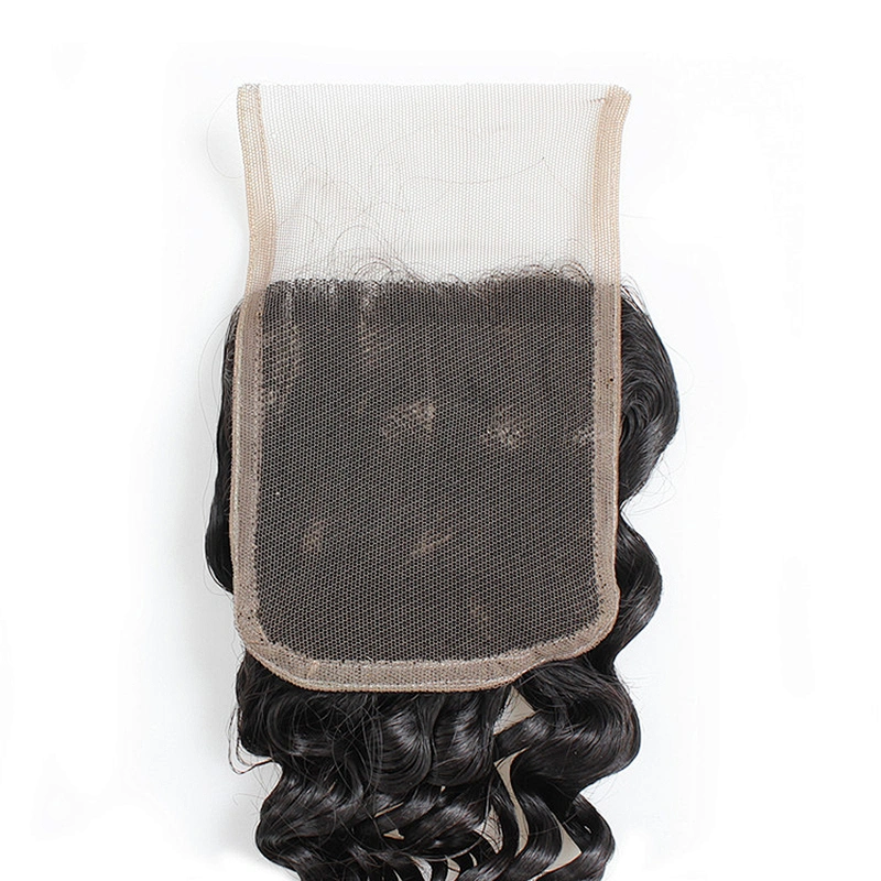 LZ beauty Preplucked Human Hair Lace Closure 2x6 4x6 Lace Closure 5x5 6x6 7x7 All Size Lace Closure blond hair extension bundles