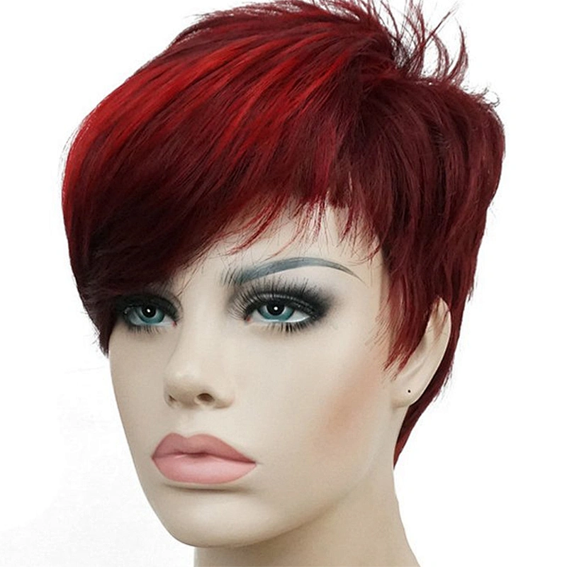 LZ Wholesale FULL Creamily Hair Natural Cheap Short Curly Synthetic Wig Heat Resistant Synthetic Hair Wig For Black Women
