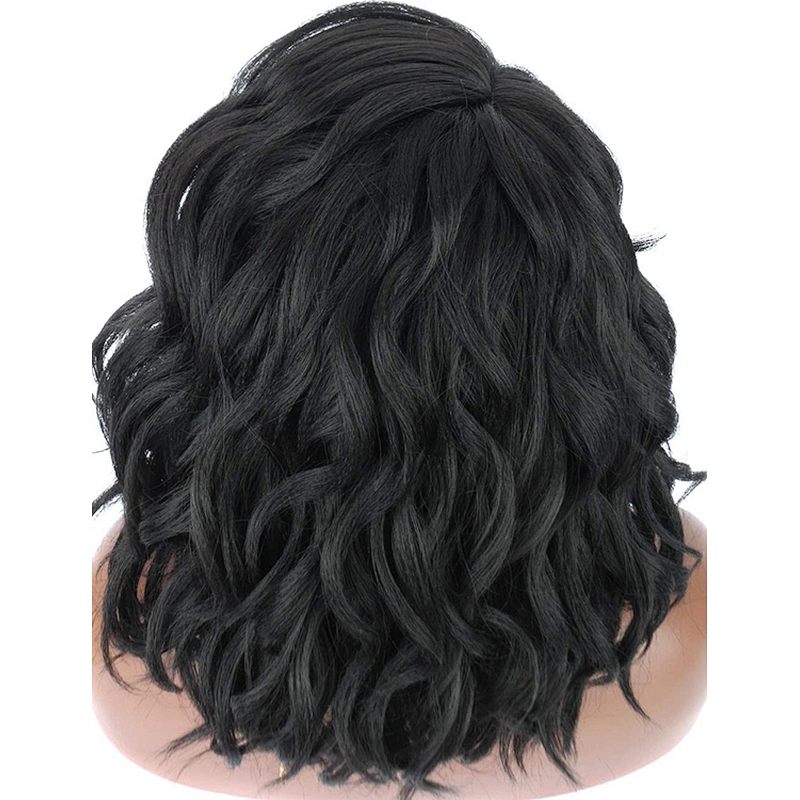 Synthetic Short Bob Hair Wigs Beauty Afro Kinky Curly Bob Wigs For African American Women Heat Resistant Fiber