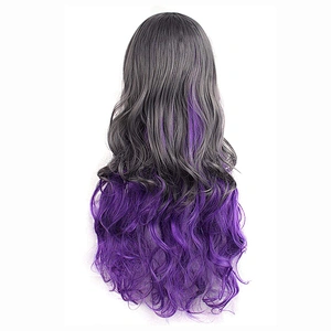 Longzhao 22 Inch Popular Vendor Cheap Wholesale Ombre Blonde 613 Curly Deep Wave Body Wave For Black Women Synthetic Hair Wigs