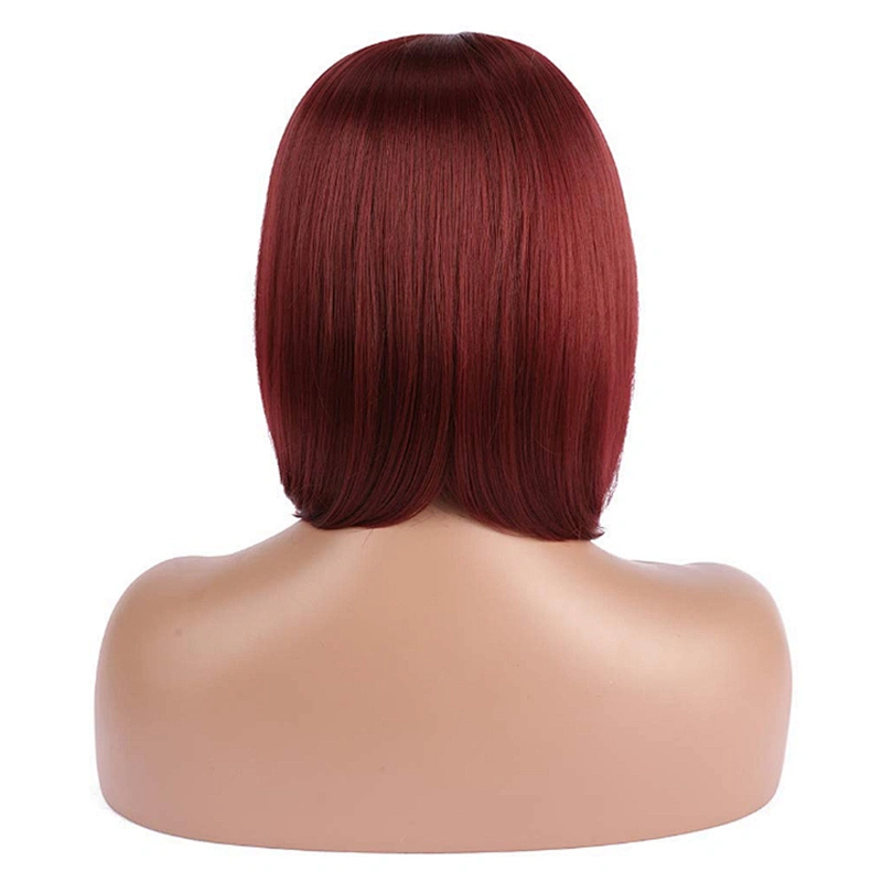 Longzhao Wholesale High Quality Cheap Colorful Heat Resistant  BOB Wigs synthetic hair short synthetic wigs for black women