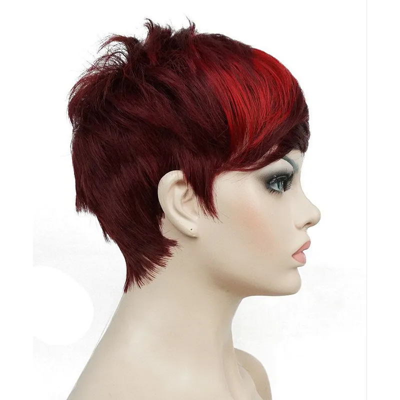 LZ Wholesale FULL Creamily Hair Natural Cheap Short Curly Synthetic Wig Heat Resistant Synthetic Hair Wig For Black Women