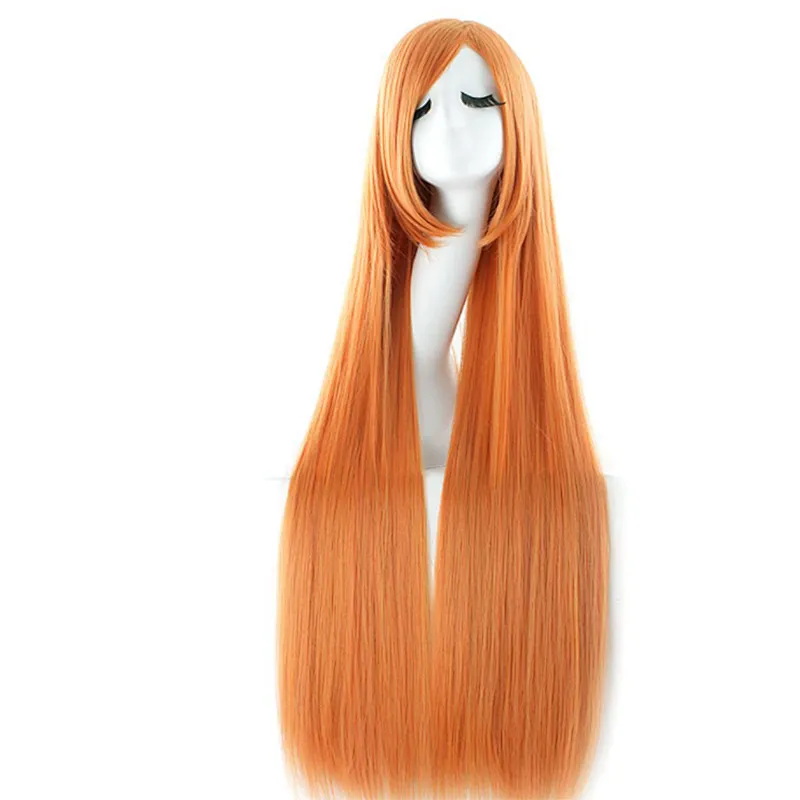 Longzhao Hot Selling Wholesale Long Silky Straight Ombre Blue Color Wigs Cosplay Heat Resistant Synthetic Wigs For Black Women