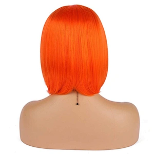 Longzhao Wholesale   Cheap Colorful Heat Resistant Short  Synthetic BOB Wigs Cheap Synthetic Wigs With Lowest Price