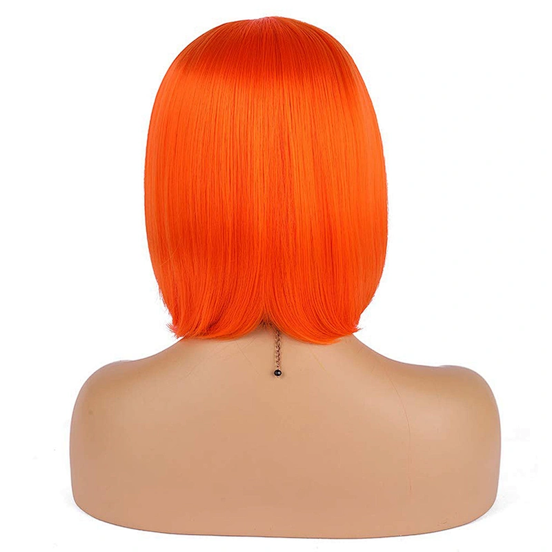 Longzhao Wholesale   Cheap Colorful Heat Resistant Short  Synthetic BOB Wigs Cheap Synthetic Wigs With Lowest Price