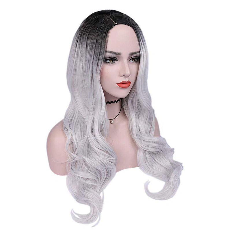 Longzhao 22 Inch Popular Vendor Cheap Wholesale Ombre Blonde 613 Curly Deep Wave Body Wave For Black Women Synthetic Hair Wigs