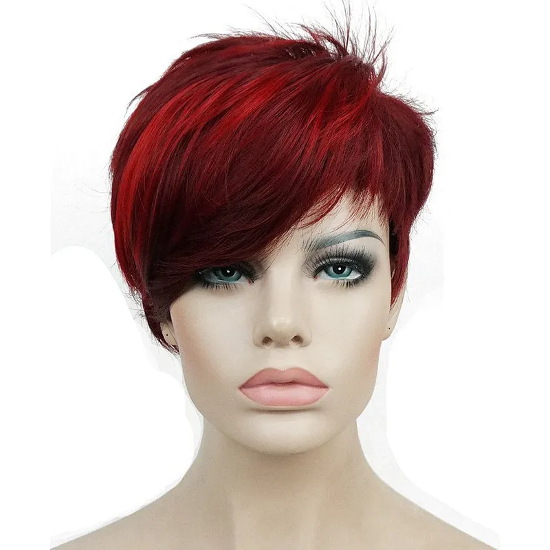 LZ Wholesale FULL Creamily Hair Natural Cheap Short Curly Synthetic Wig Heat Resistant Synthetic Hair Wig For Black Women