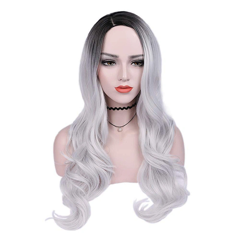 Longzhao 22 Inch Popular Vendor Cheap Wholesale Ombre Blonde 613 Curly Deep Wave Body Wave For Black Women Synthetic Hair Wigs