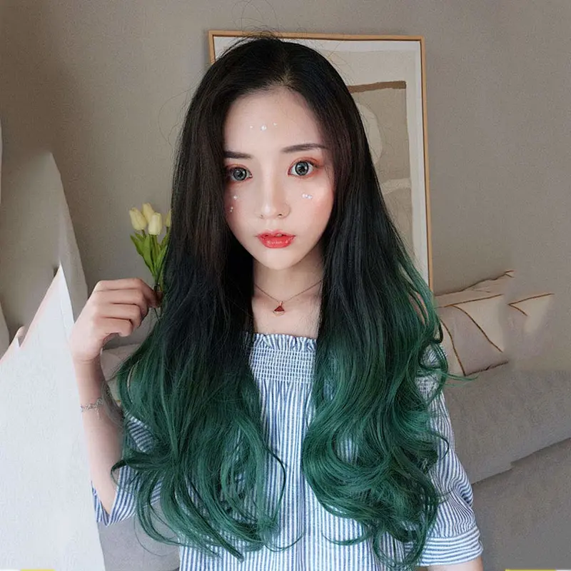 Longzhao Best-selling fashion long curly hair big curly Synthetic hair for women