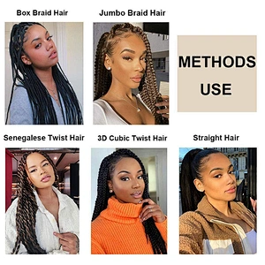 LZ Wholesale Pre-Stretched Braiding Hair Perm Yaki Jumbo Braids Synthetic Hair Extensions Easy braid Hair