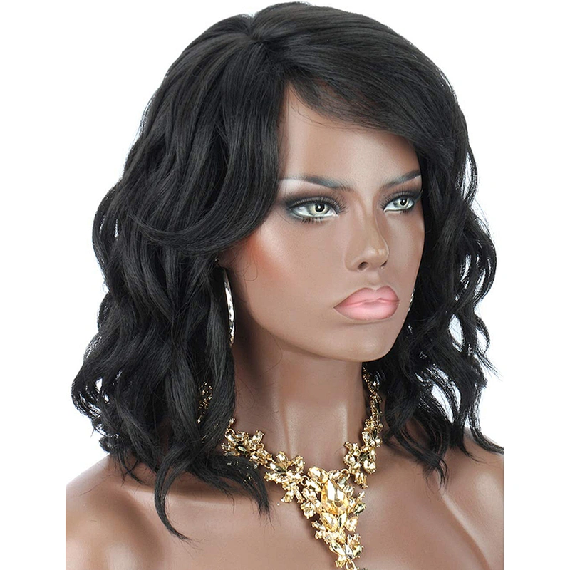 Synthetic Short Bob Hair Wigs Beauty Afro Kinky Curly Bob Wigs For African American Women Heat Resistant Fiber