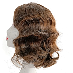 Longzhao Beauty Amazon Hot Sale Black Cheap Synthetic Hair Women Deep Wave Wigs