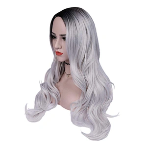 Longzhao 22 Inch Popular Vendor Cheap Wholesale Ombre Blonde 613 Curly Deep Wave Body Wave For Black Women Synthetic Hair Wigs