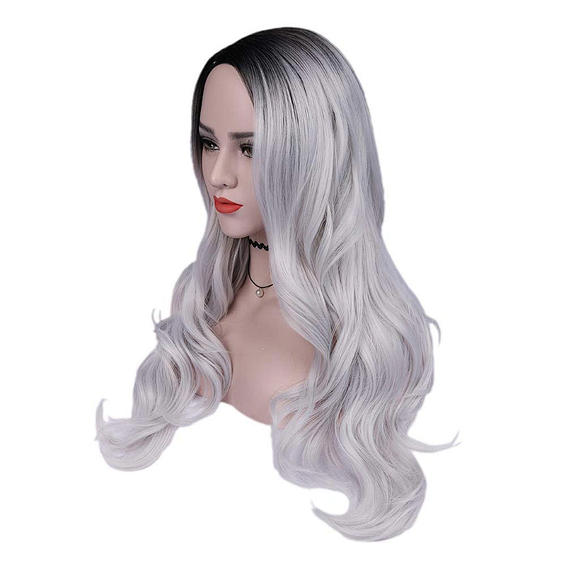 Longzhao 22 Inch Popular Vendor Cheap Wholesale Ombre Blonde 613 Curly Deep Wave Body Wave For Black Women Synthetic Hair Wigs