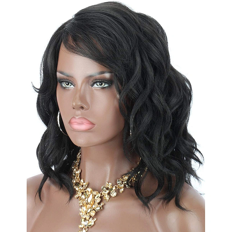 Synthetic Short Bob Hair Wigs Beauty Afro Kinky Curly Bob Wigs For African American Women Heat Resistant Fiber