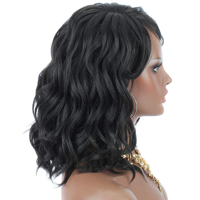 Synthetic Short Bob Hair Wigs Beauty Afro Kinky Curly Bob Wigs For African American Women Heat Resistant Fiber
