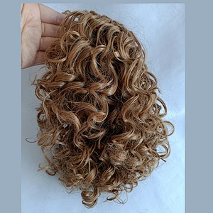 Longzhao Beauty New Arrival Hair Big Wave Wig for 18 inches America Doll