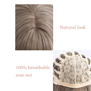 Long Straight Ombre Blonde Hair Synthetic Wigs For Black Women Cosplay Wig