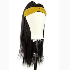 Longzhao good quality ombre synthetic hair headband wig