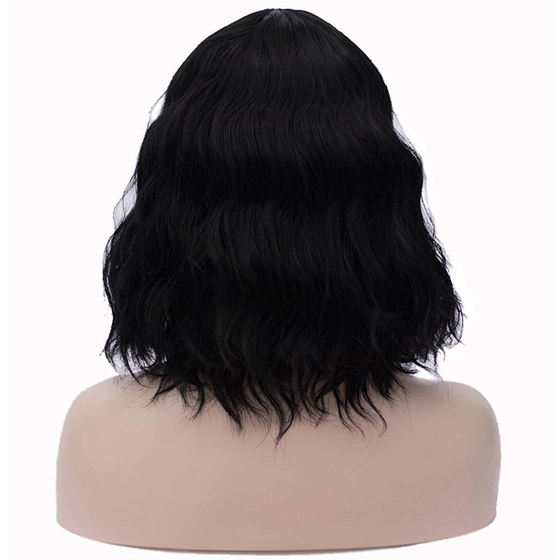 Cheap Price Afro Synthetic Short Kinky Curly Bob Wig New Style Black Hair Bob Wigs With Bangs For Black Women
