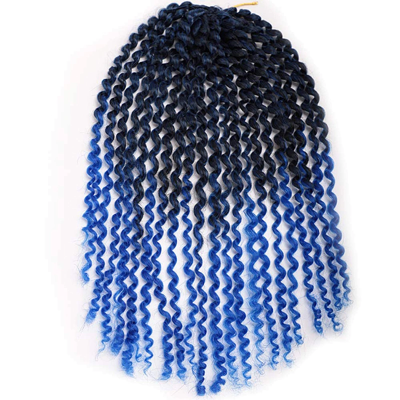 Manufacturers Wrap Around Custom Good Quality Spiral Afro Freetress Machine Made Braid Synthetic Braiding Hair