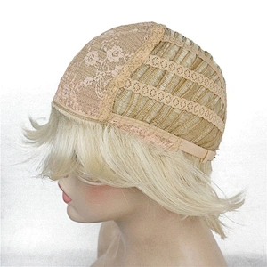 For Women Synthetic Short Style The Best Selling Straight Pixie Cut Wigs Hair With Blonde Bangs Wig Heat Resistant Fiber