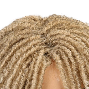Longzhao Finger Waves Synthetic Hair Wig Heat Resistant Short Wigs for African American Women Pixie Cut Cute Wigs