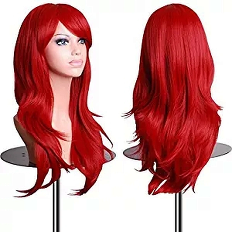 Longzhao Hot sell high-temperature silk long roll wig natural wave hair for women