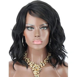 Synthetic Short Bob Hair Wigs Beauty Afro Kinky Curly Bob Wigs For African American Women Heat Resistant Fiber