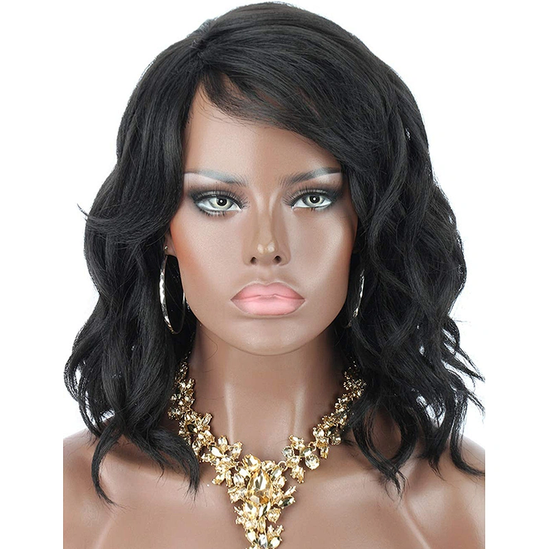 Synthetic Short Bob Hair Wigs Beauty Afro Kinky Curly Bob Wigs For African American Women Heat Resistant Fiber