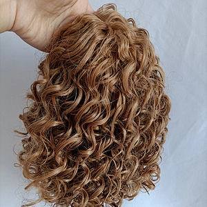 Longzhao Beauty New Arrival Hair Big Wave Wig for 18 inches America Doll