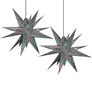 Silver paper star lampshade laser paper star lantern Christmas paper star