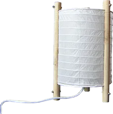 handmade Bamboo and rice paper table lamp for home decor