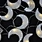 moon shape LED night string light garland