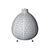 vase shape metal base eyelet craft paper  fold table lamp